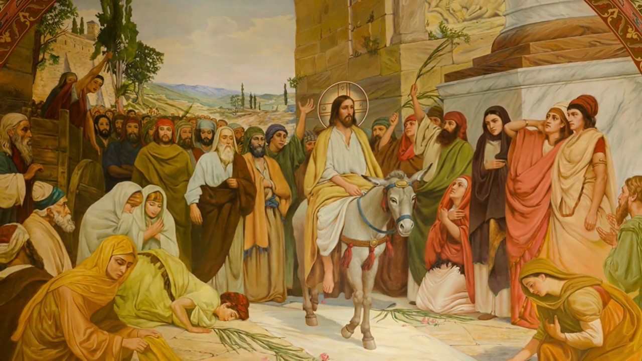 В Успенском соборе идет подготовка к празднику Входа Господня в Иерусалим