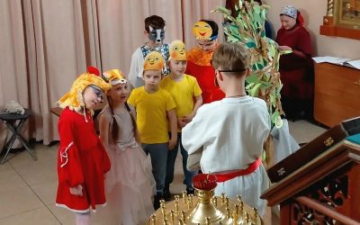 В воскресной школе Успенского собора прошел Пасхальный утренник